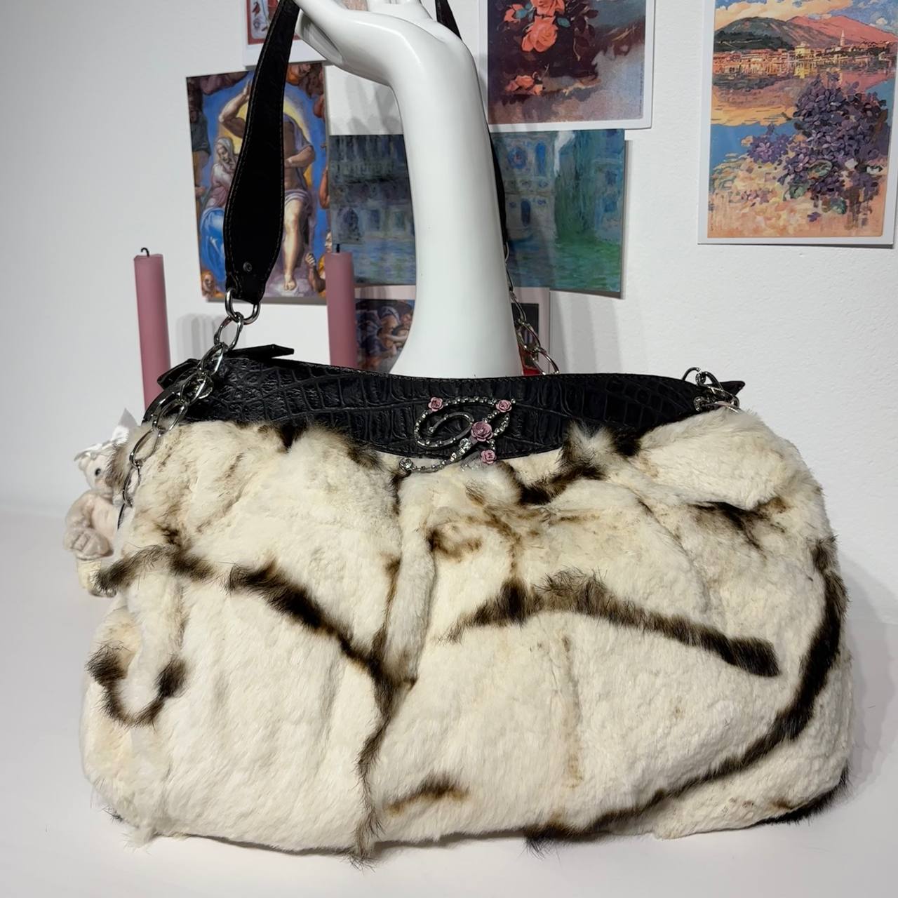 Blumarine bag animal print