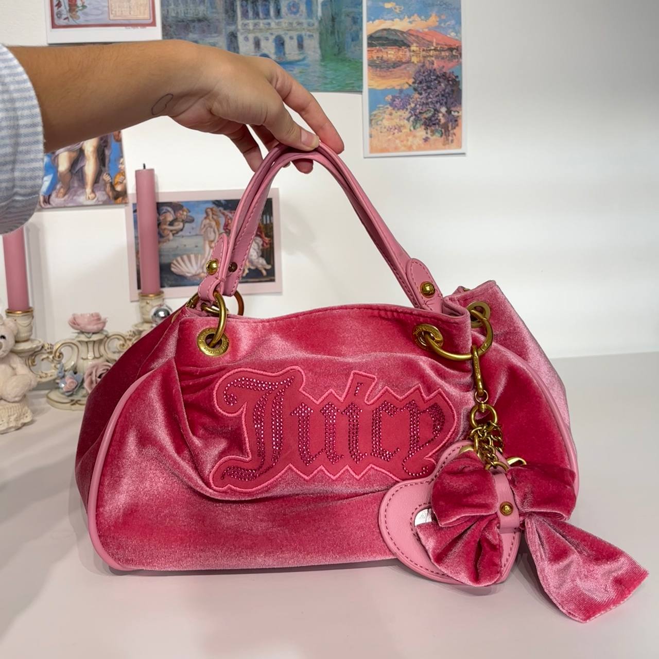 Juicy Couture bag velvet