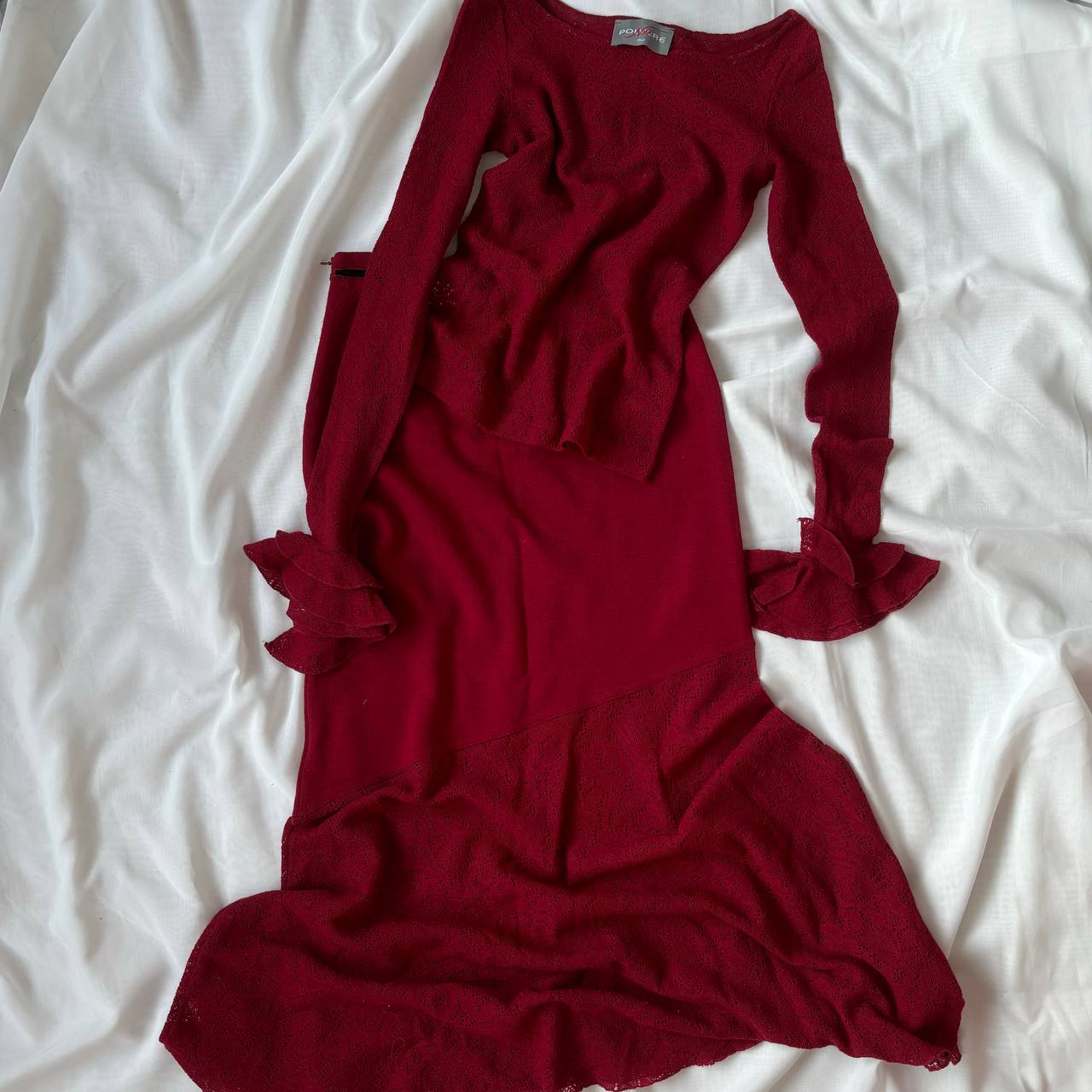 Italian designer fairy blouse maxi skirt set