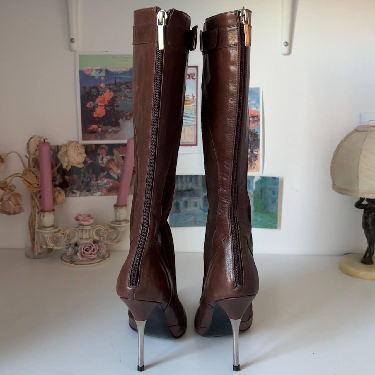 Dior boots 2003 vintage pointed heels