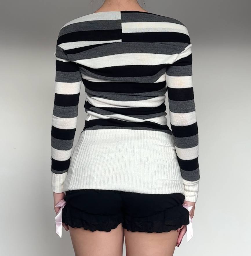 Italian jumper fairy striped sweater