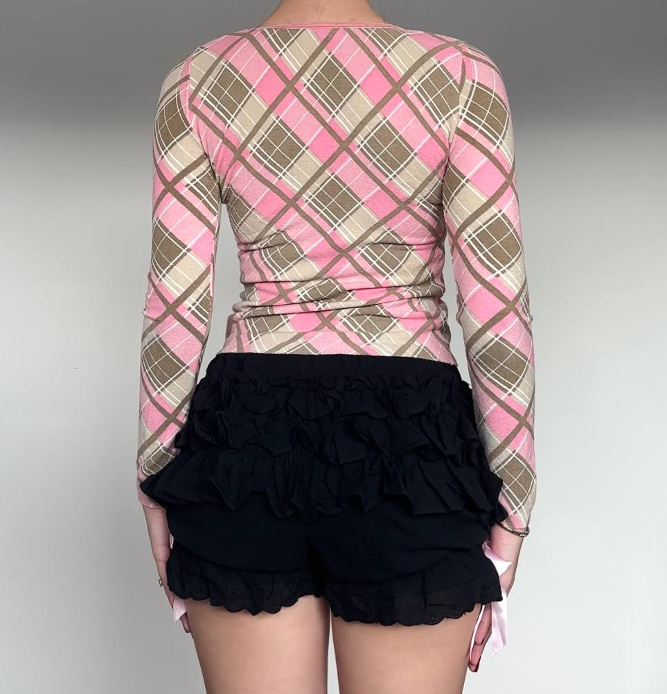 Blumarine Blugirl jumper tartan