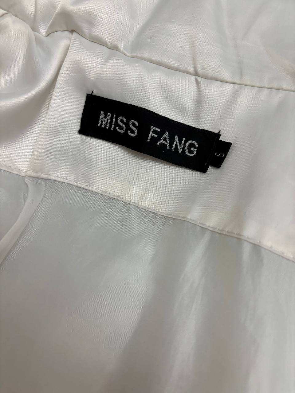 Miss Fang coat zip-jacket bomber with fur hood