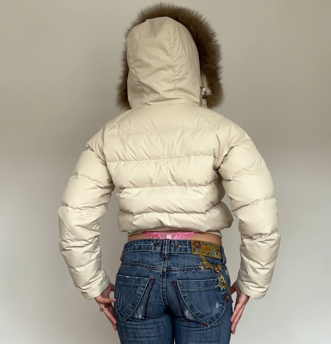 Walker coat zip-jacket bomber with fur hood
