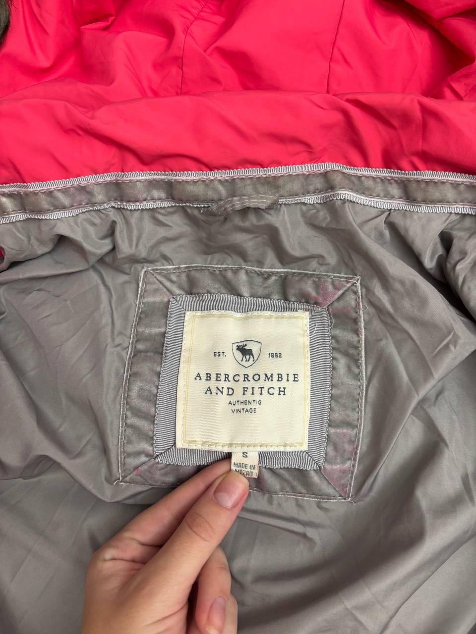 Abercrombie and Fitch coat zip-jacket bomber