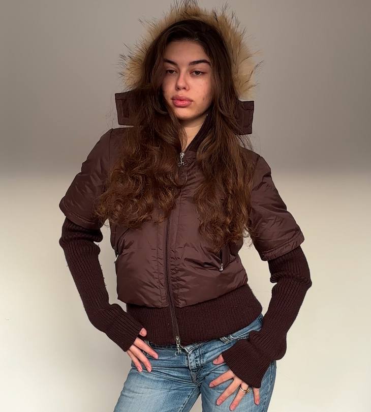 Italian designer puffer