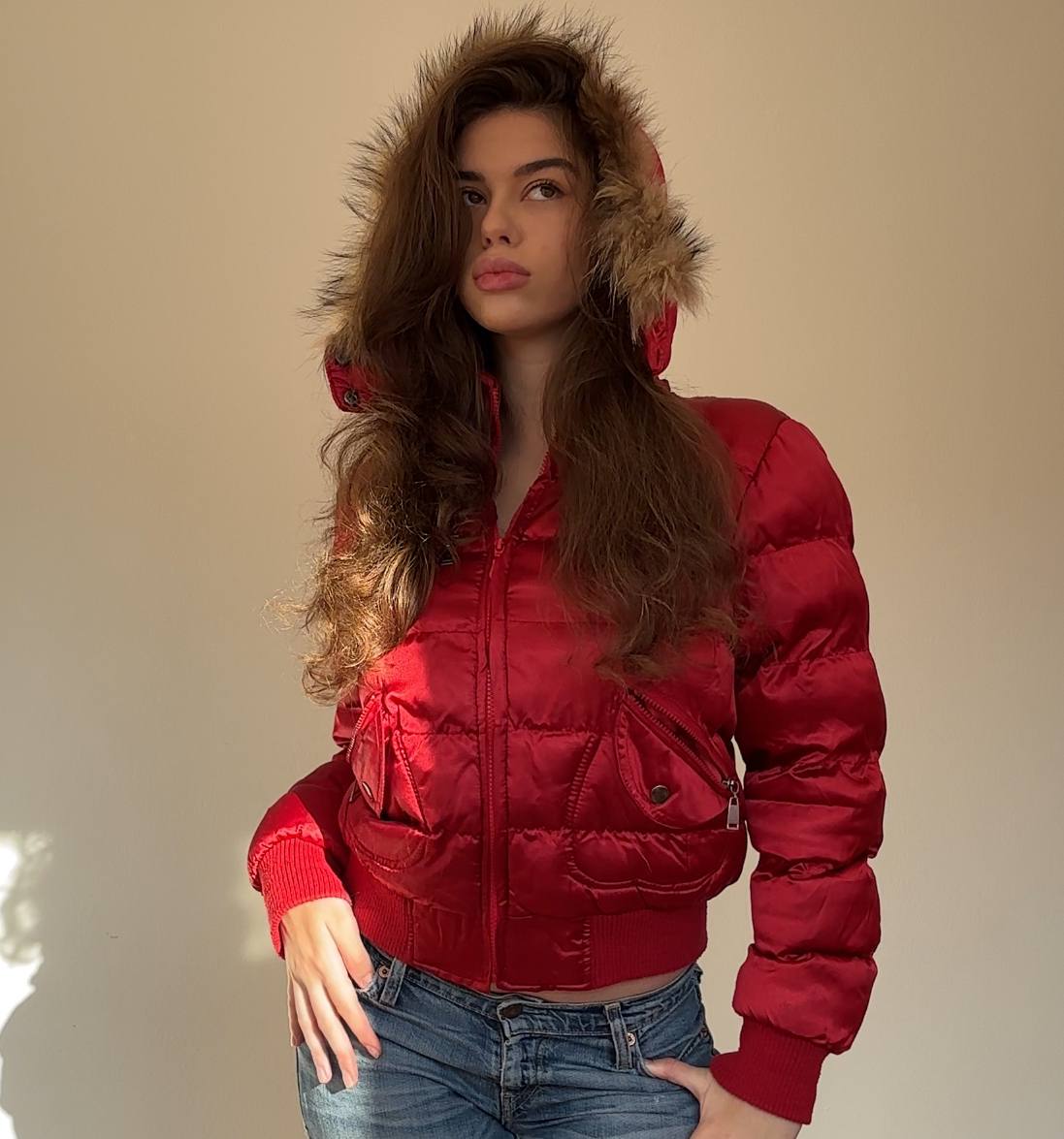 Italian designer puffer