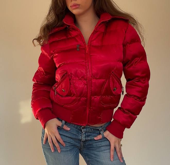 Italian designer puffer