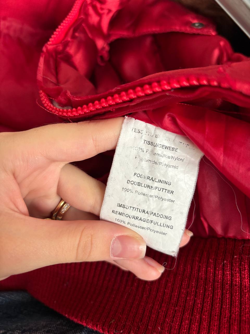 Italian designer puffer