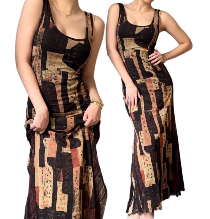 Legatte Jeans dress maxi long