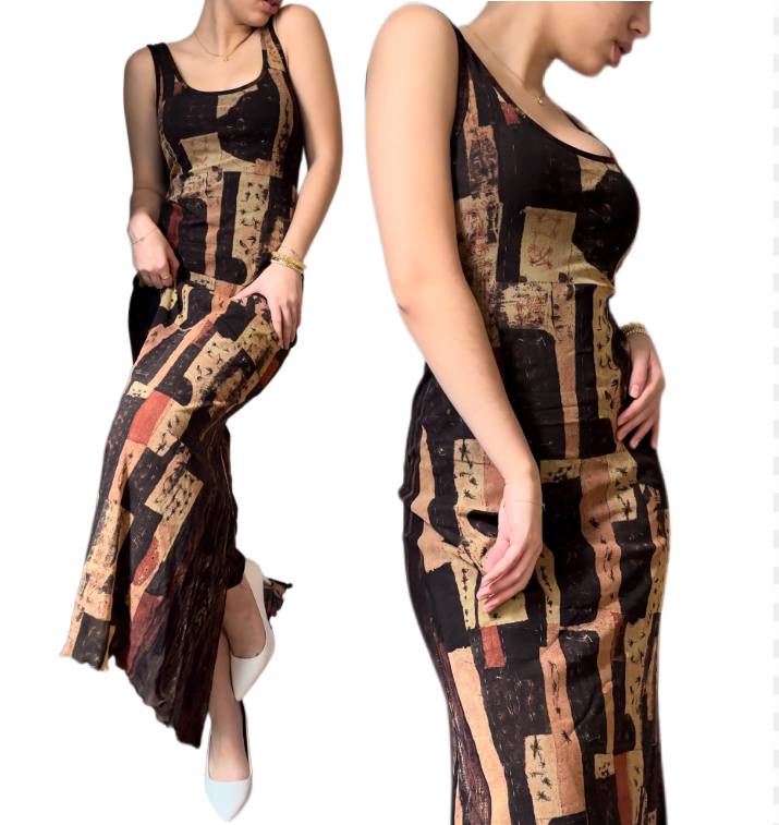 Legatte Jeans dress maxi long