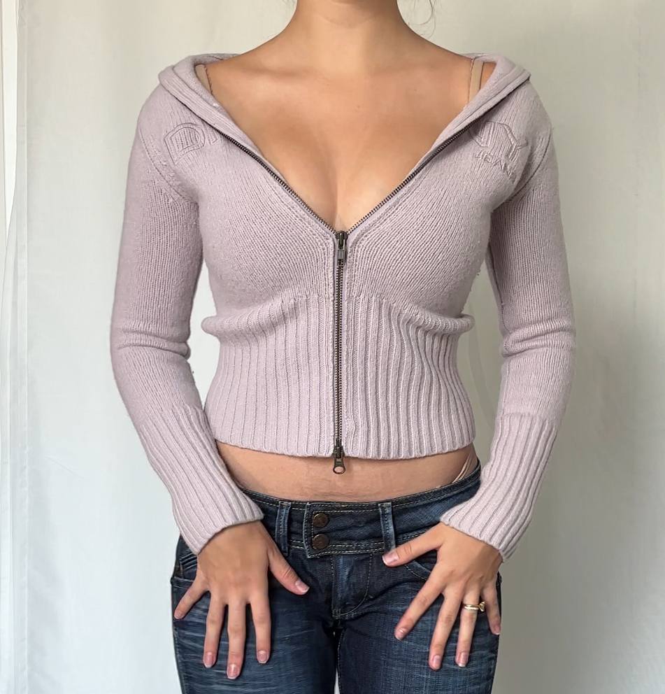 DKNY jumper zip sweater