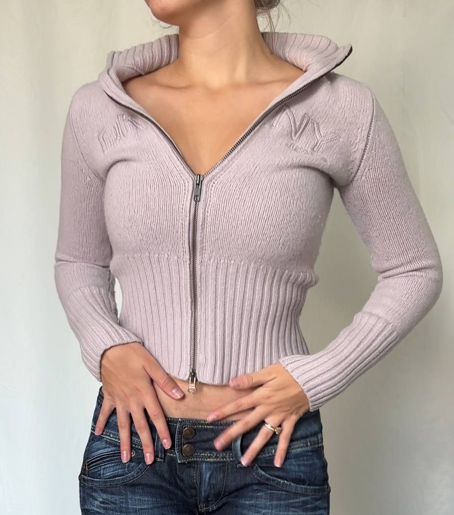 DKNY jumper zip sweater