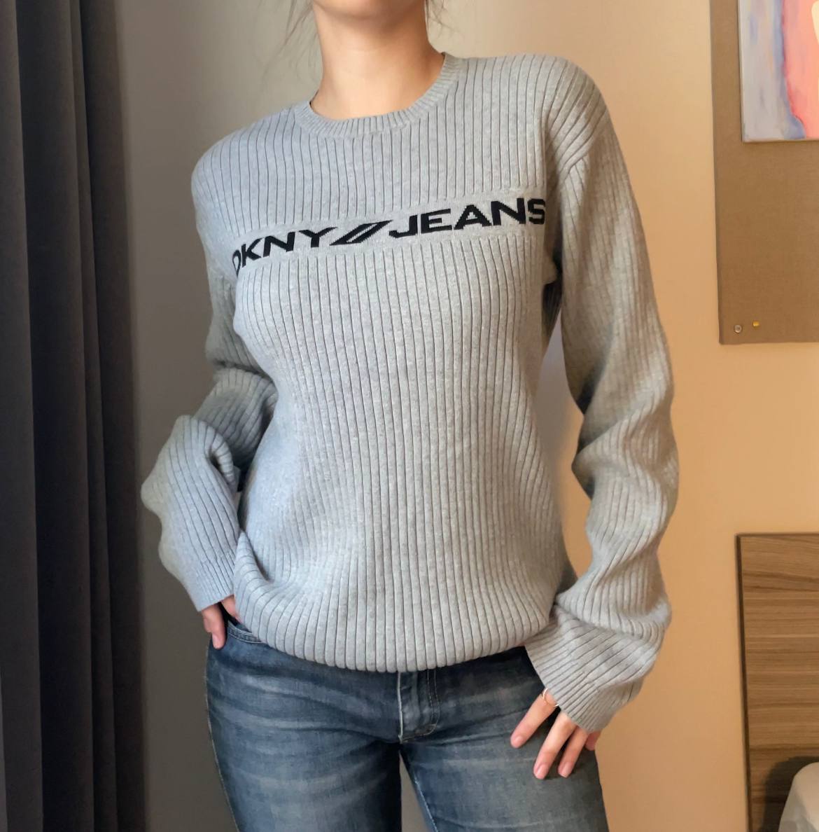 DKNY jumper sweater knitted