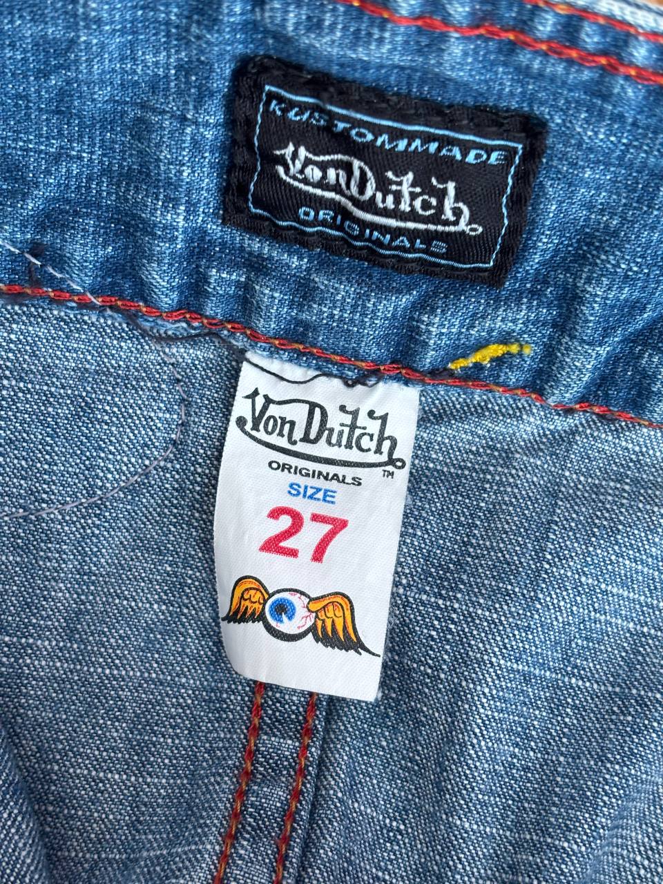 Von Dutch denim mini skirt