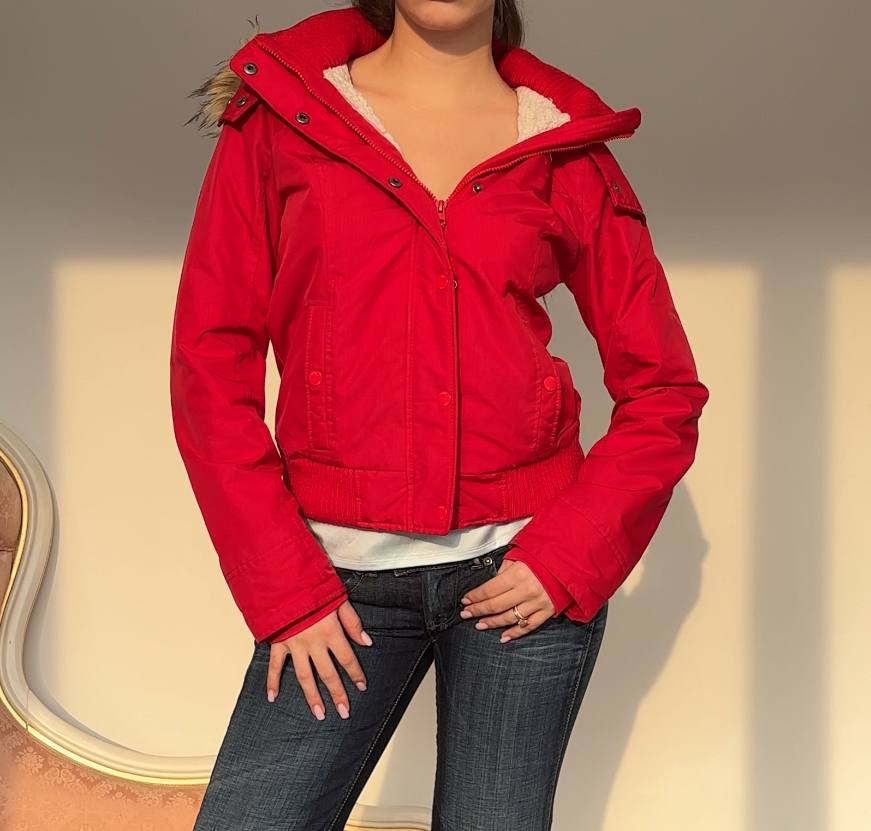 Hollister puffer coat zip-jacket
