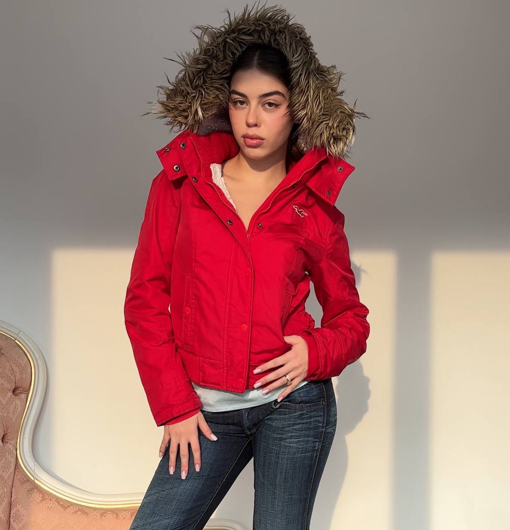 Hollister puffer coat zip-jacket