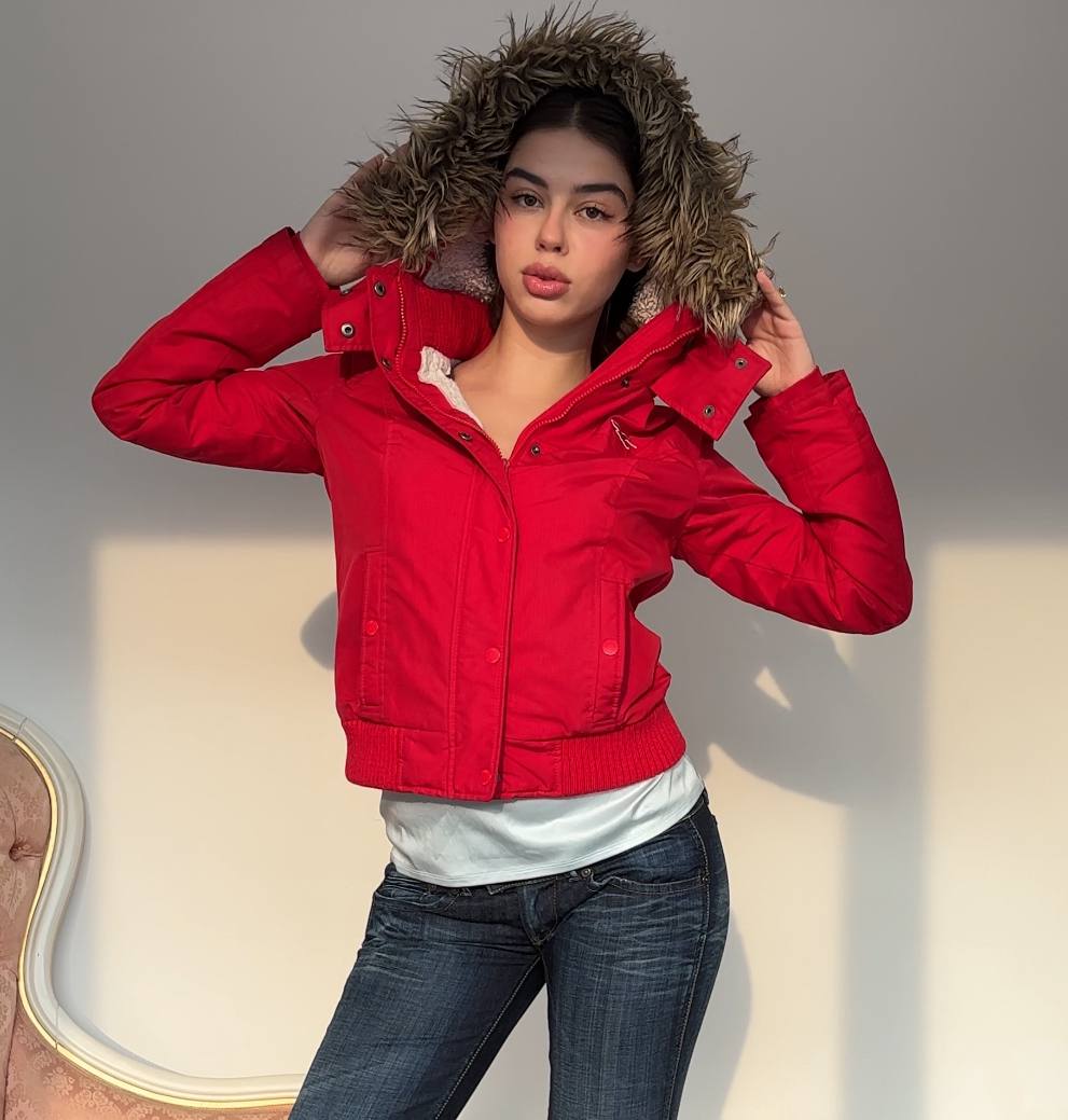 Hollister puffer coat zip-jacket