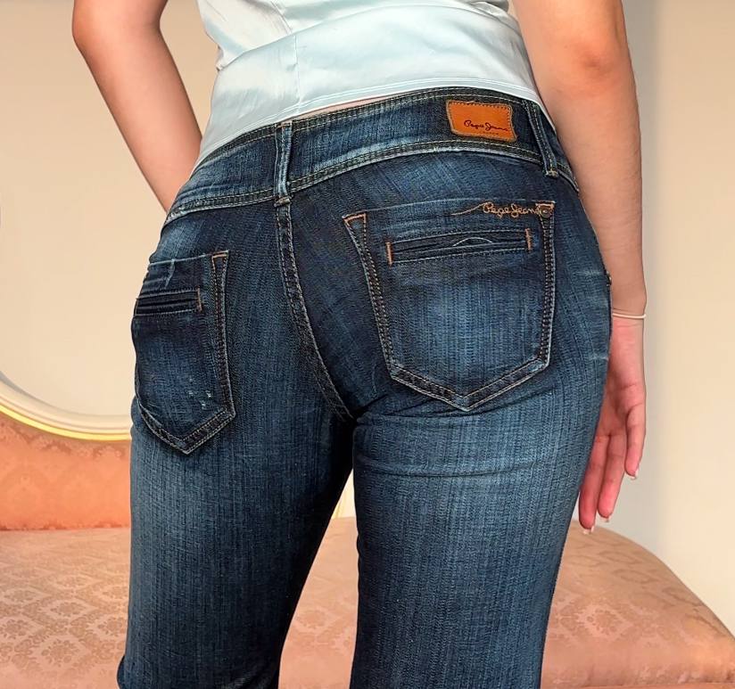 Pepe flared jeans low rise