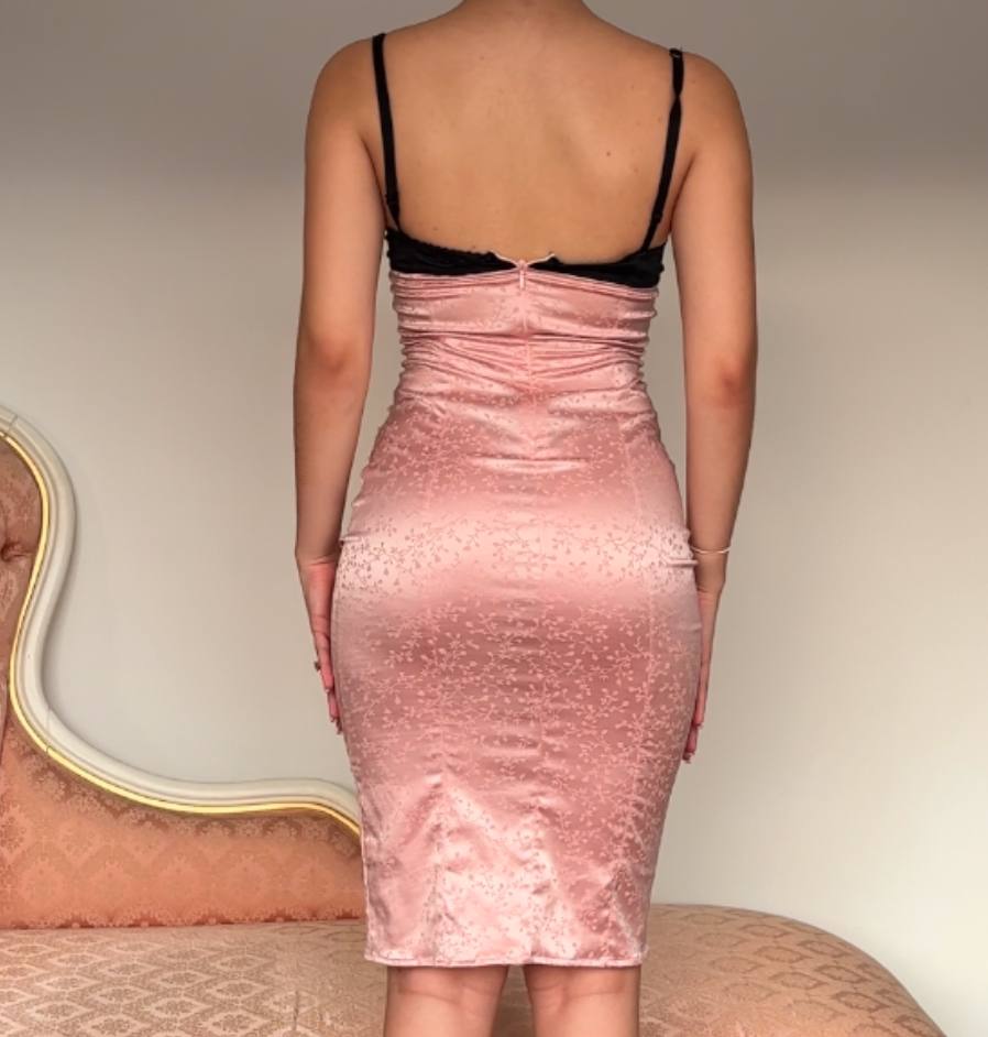 Dolce Gabbana bustier bodycon dress