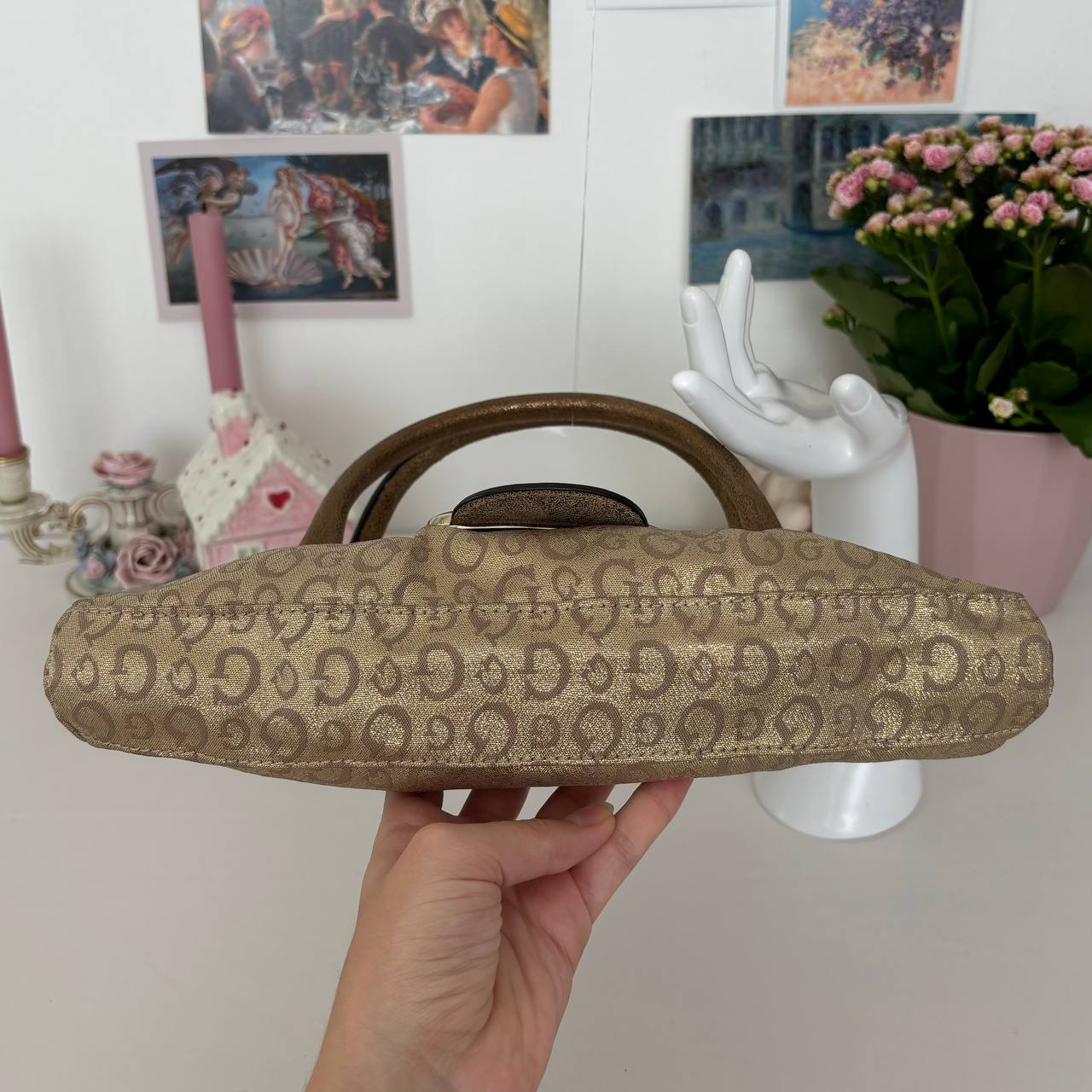 Guess bag vintage monogram handbag
