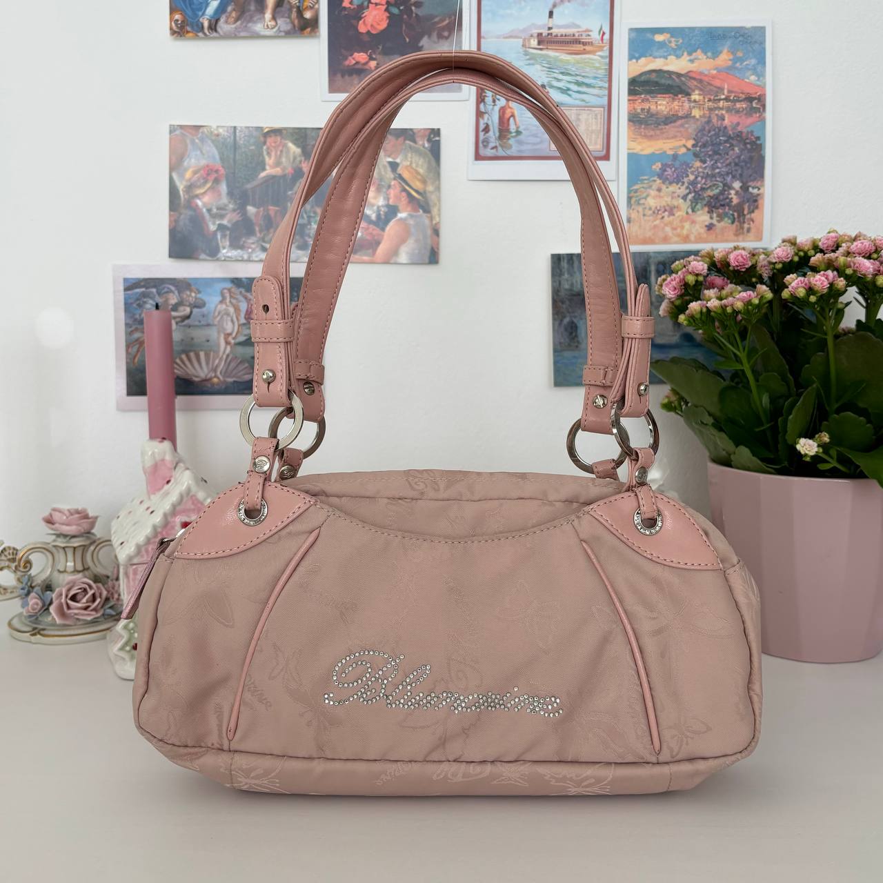 Blumarine bag vintage rose pink