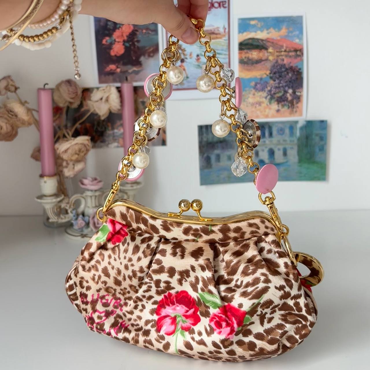 Blumarine bag SS2006 leopard print