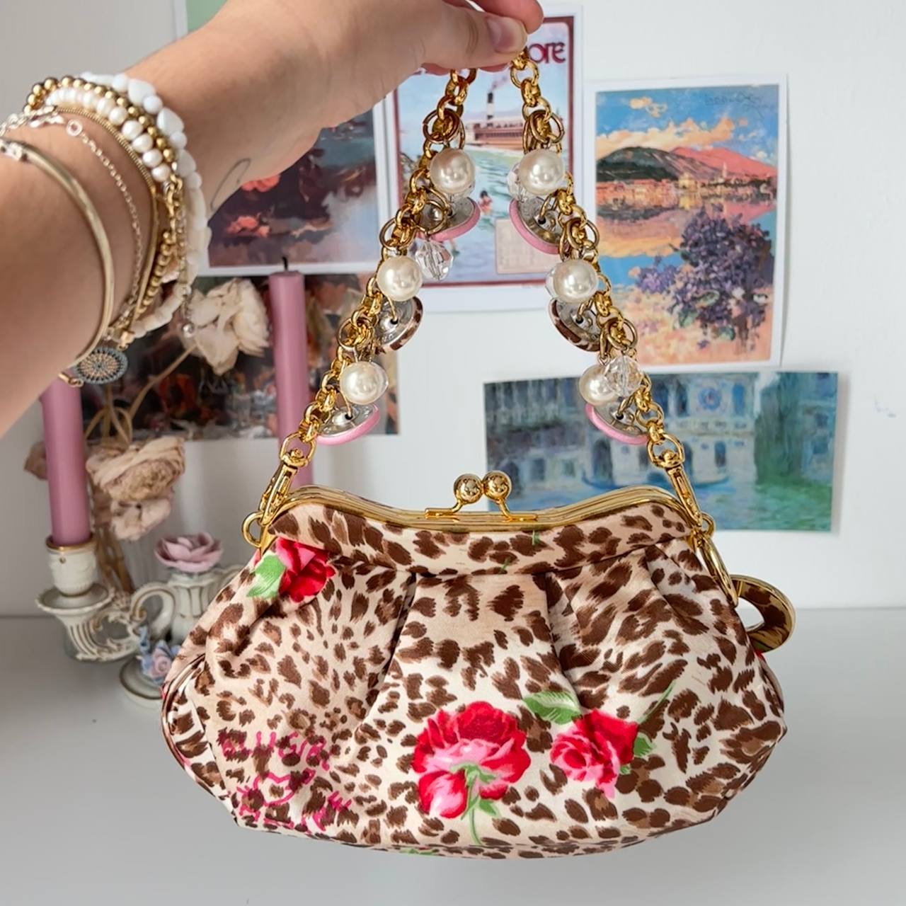 Blumarine bag SS2006 leopard print