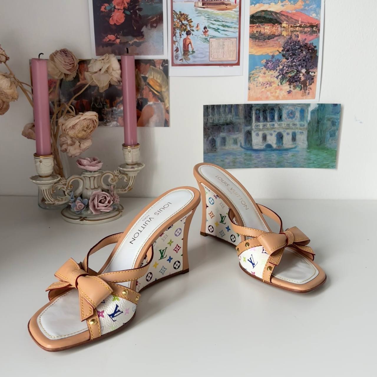 Louis Vuitton mules shoes heels
