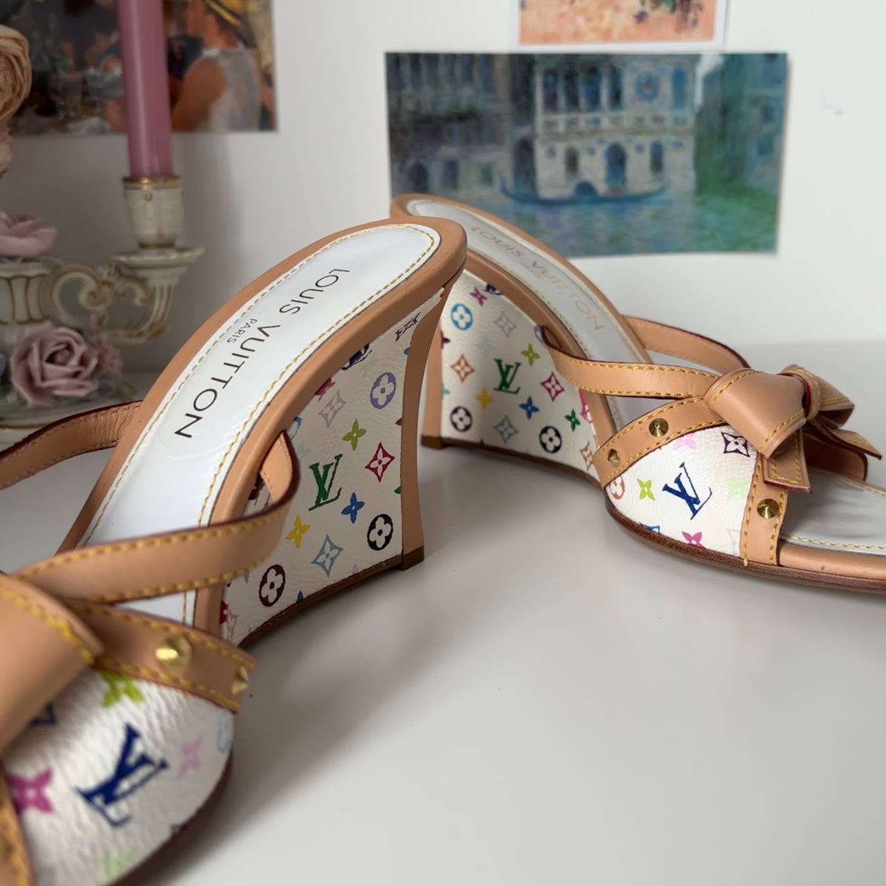 Louis Vuitton mules shoes heels
