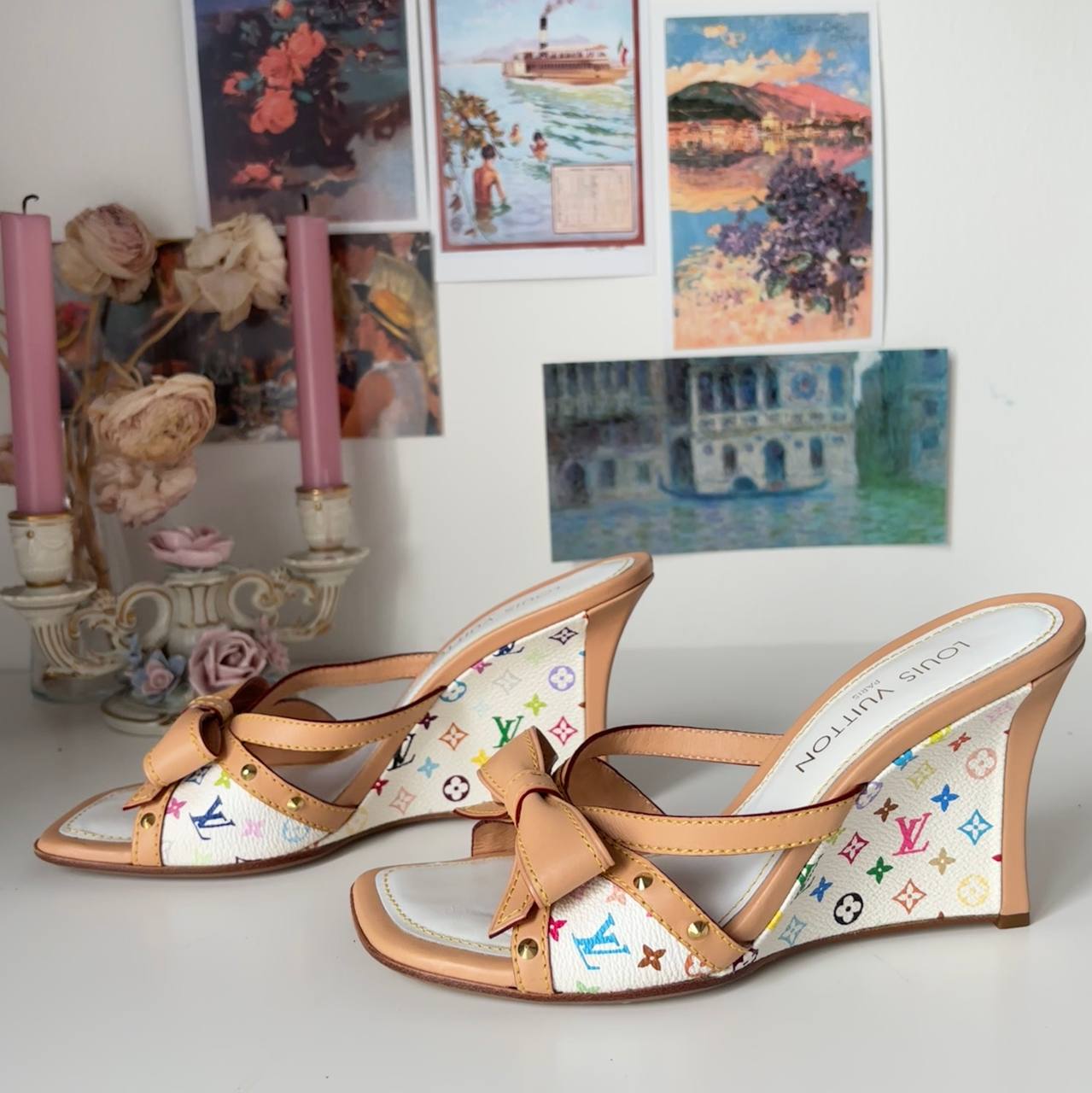 Louis Vuitton mules shoes heels
