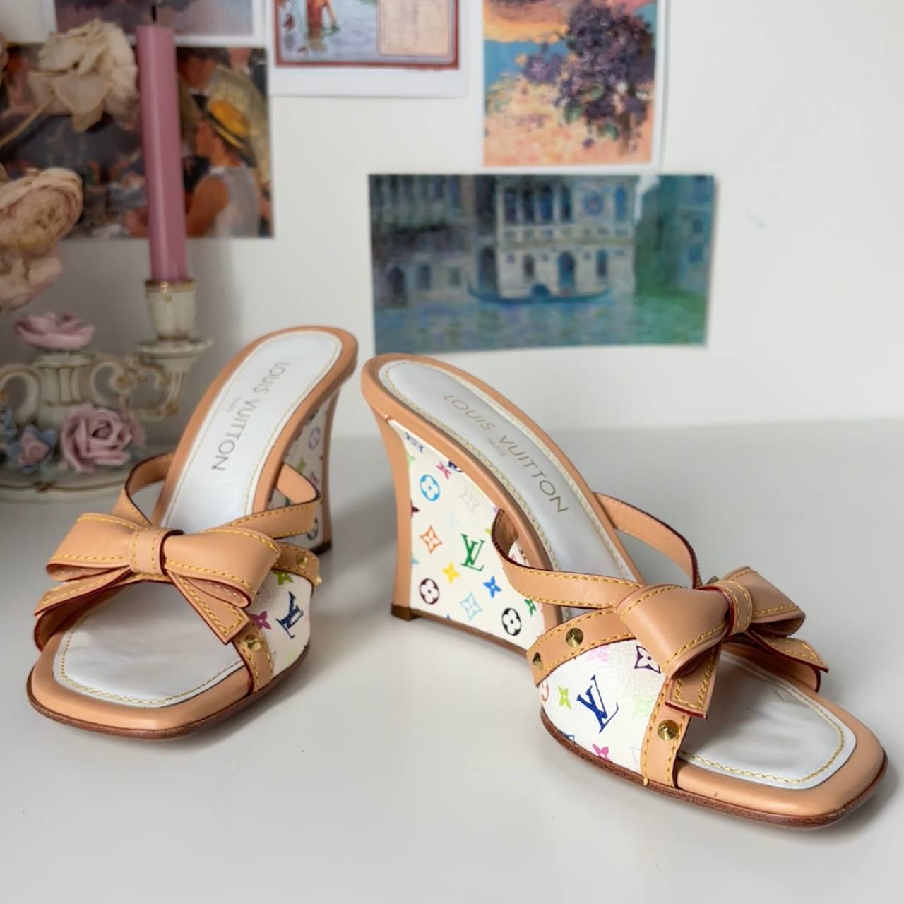 Louis Vuitton mules shoes heels