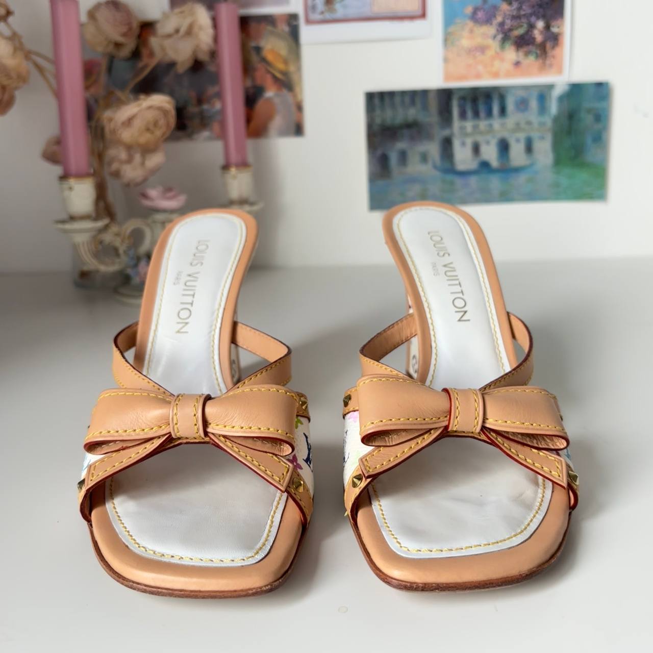 Louis Vuitton mules shoes heels