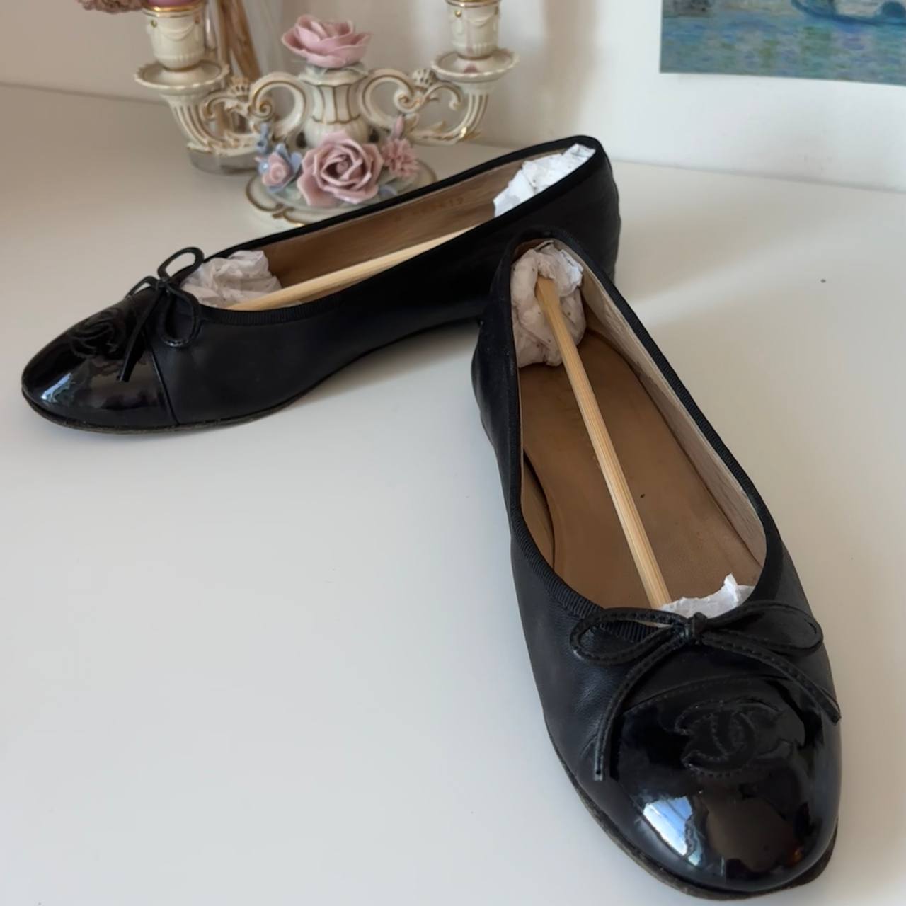 Chanel ballet flats ballerina shoes