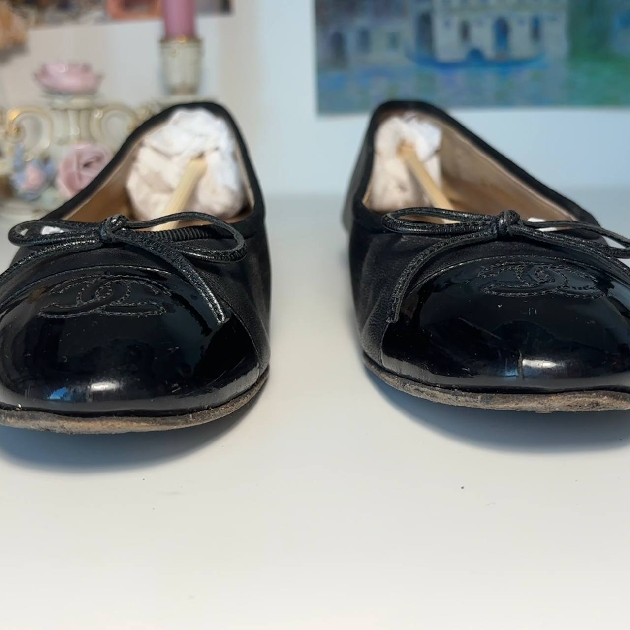 Chanel ballet flats ballerina shoes