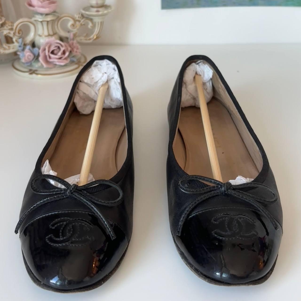 Chanel ballet flats ballerina shoes