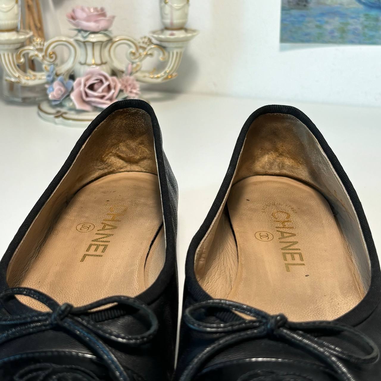 Chanel ballet flats ballerina shoes