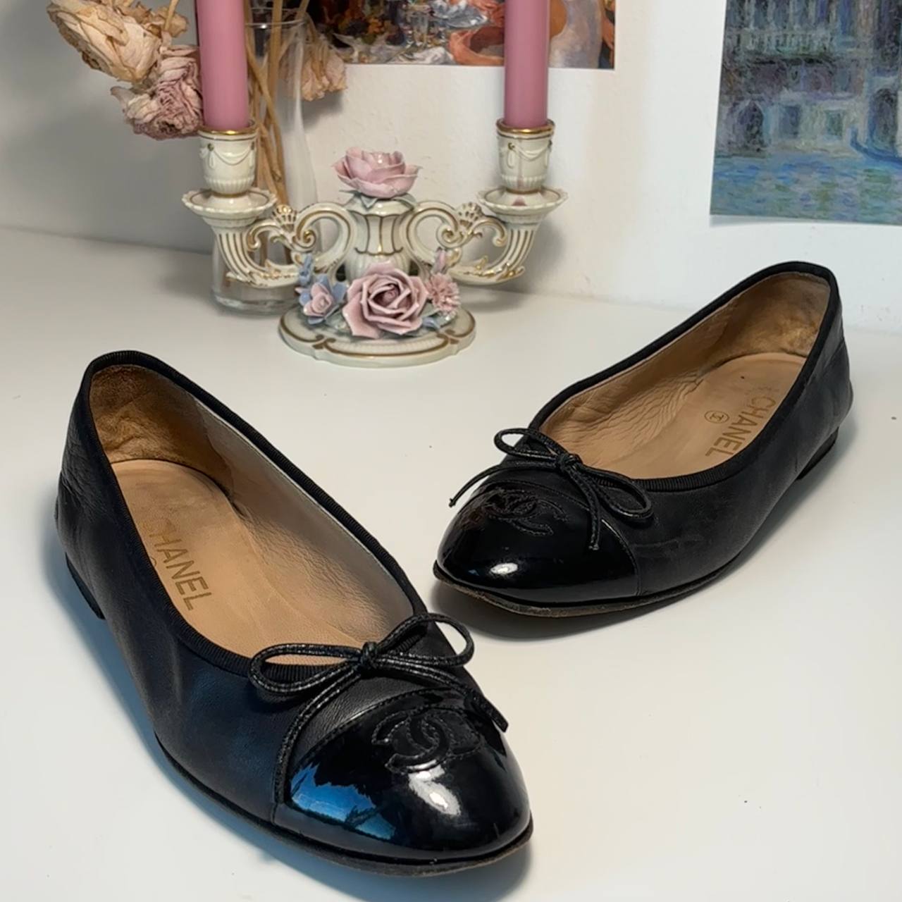 Chanel ballet flats ballerina shoes