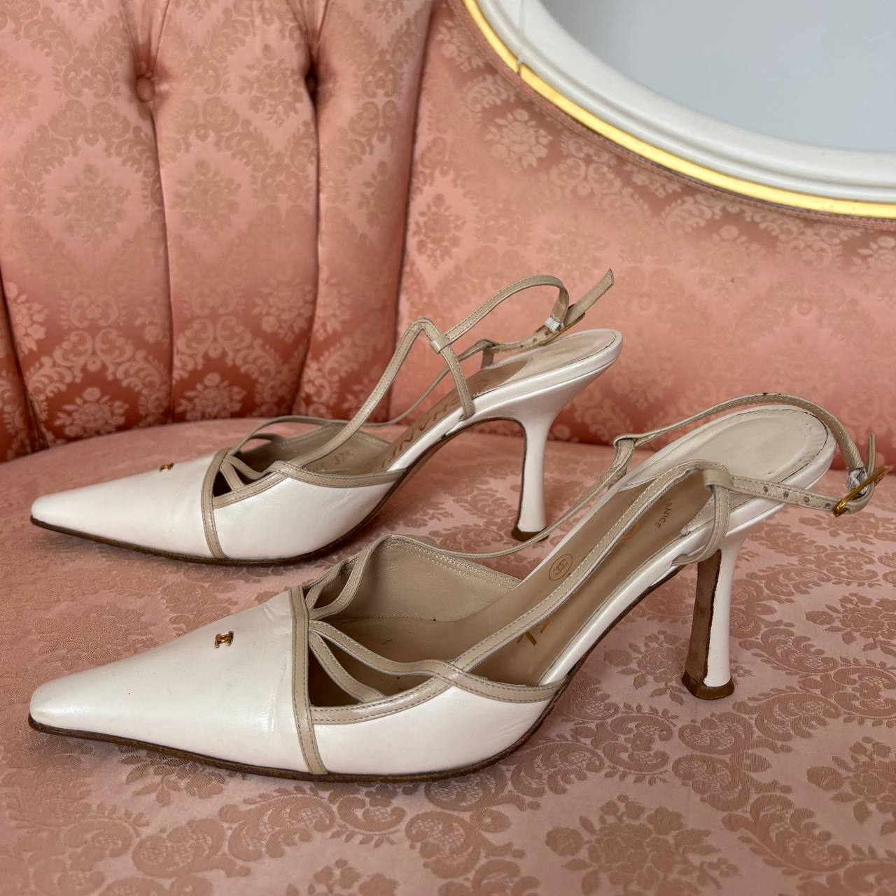 Chanel court shoes heels