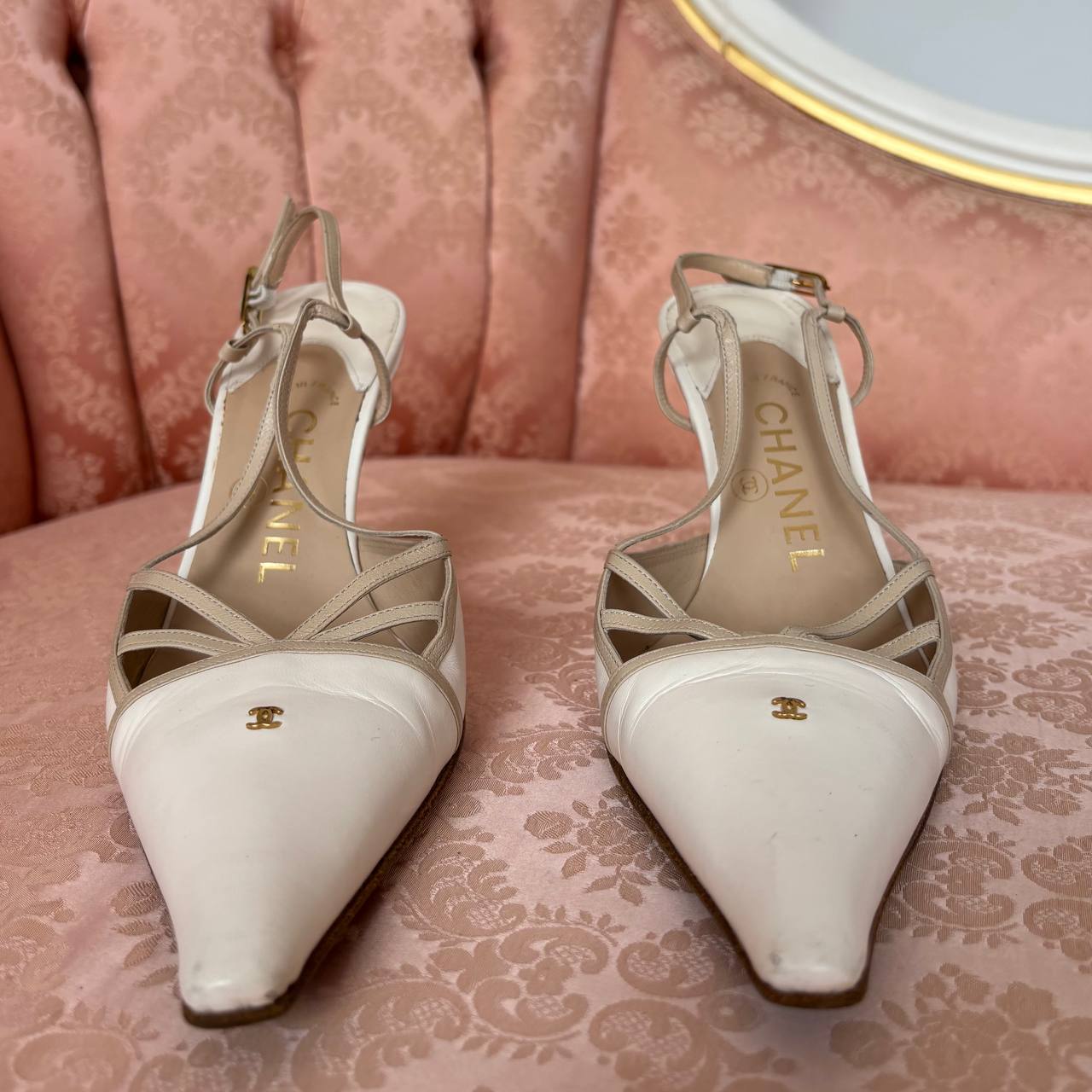 Chanel court shoes heels