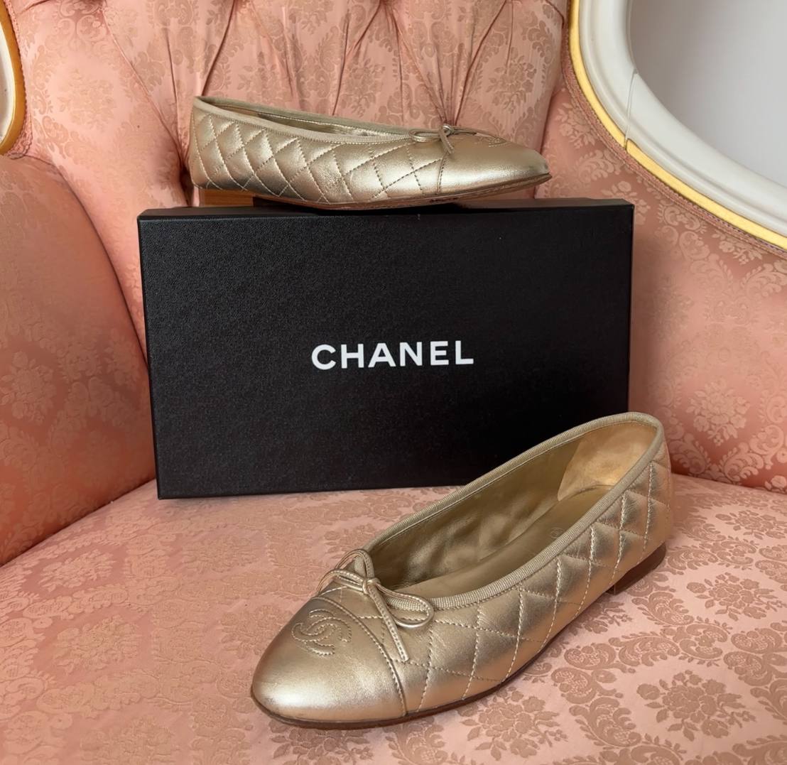 Chanel ballerina slippers