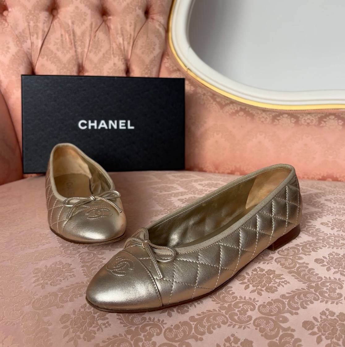 Chanel ballerina slippers
