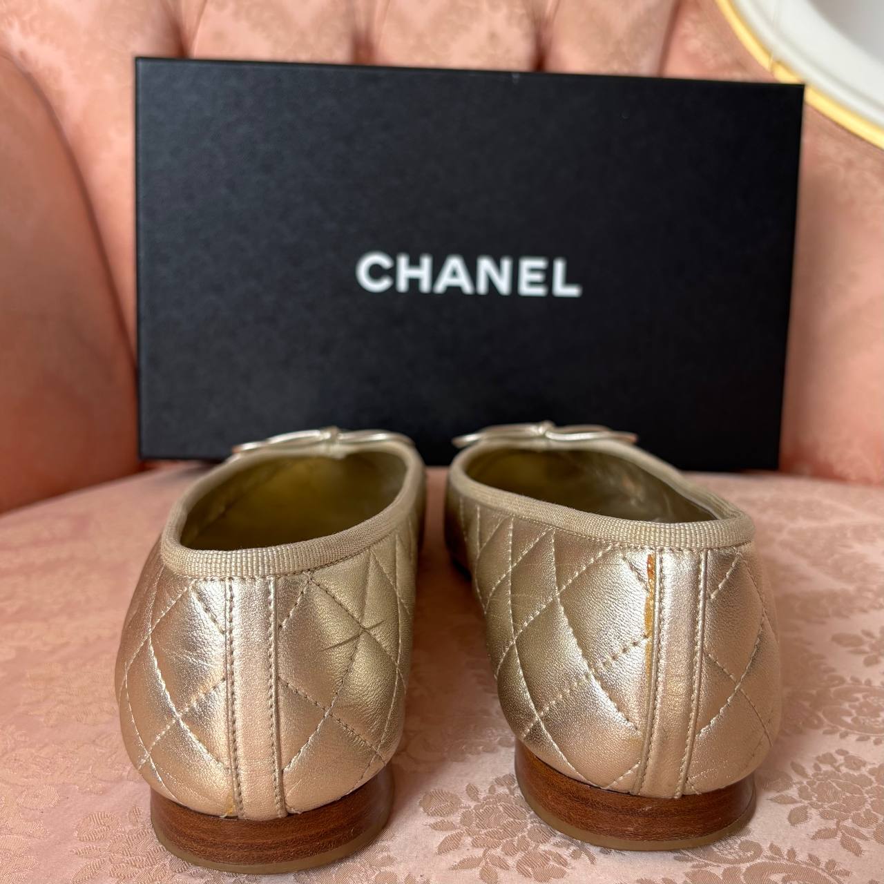 Chanel ballerina slippers