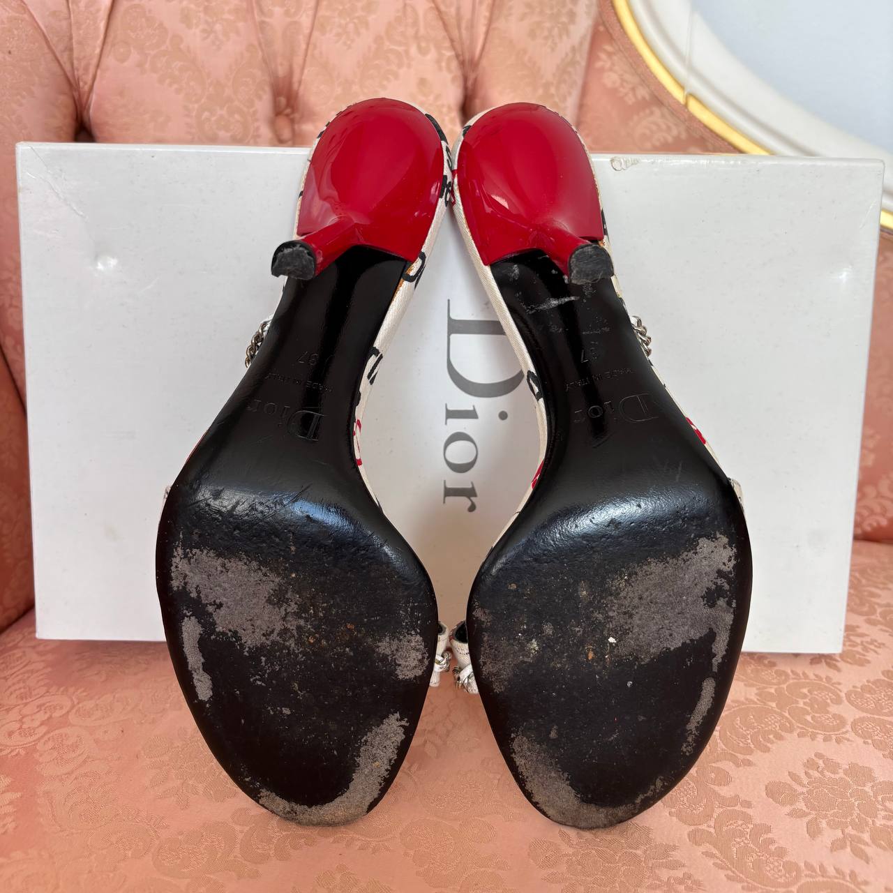 Dior Hardcore pierced cloth shoes