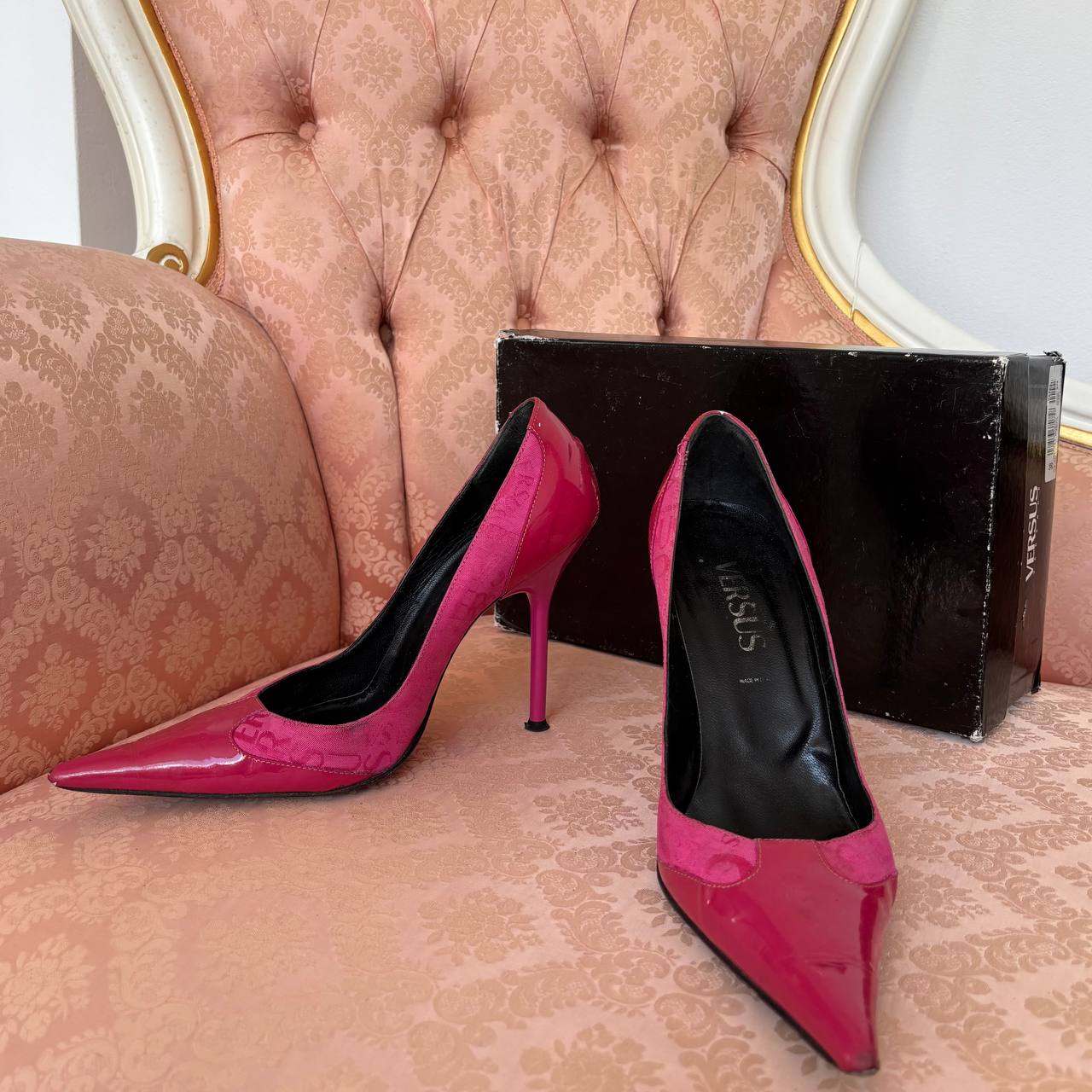 Versace court shoes heels