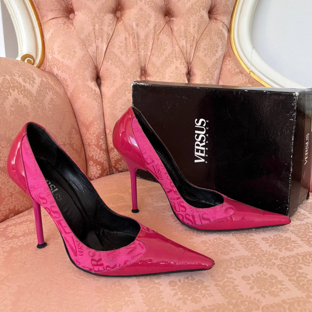 Versace court shoes heels