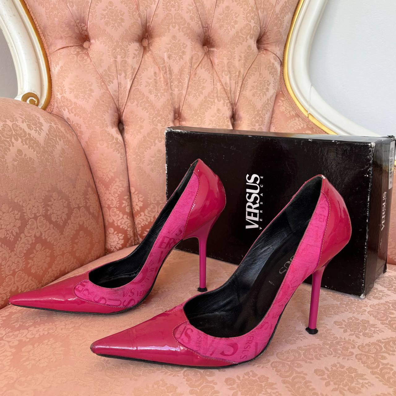 Versace court shoes heels