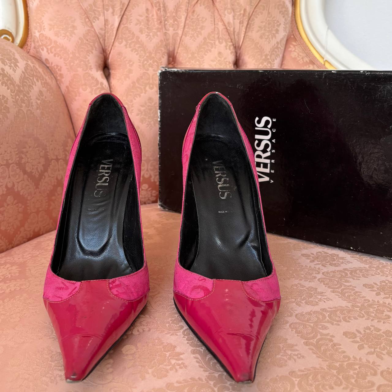Versace court shoes heels