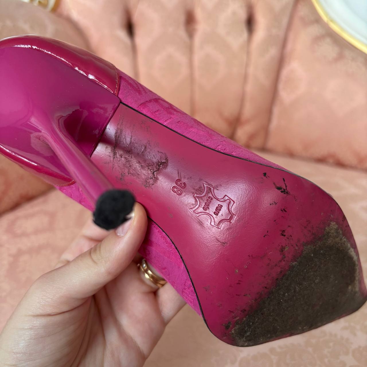 Versace court shoes heels