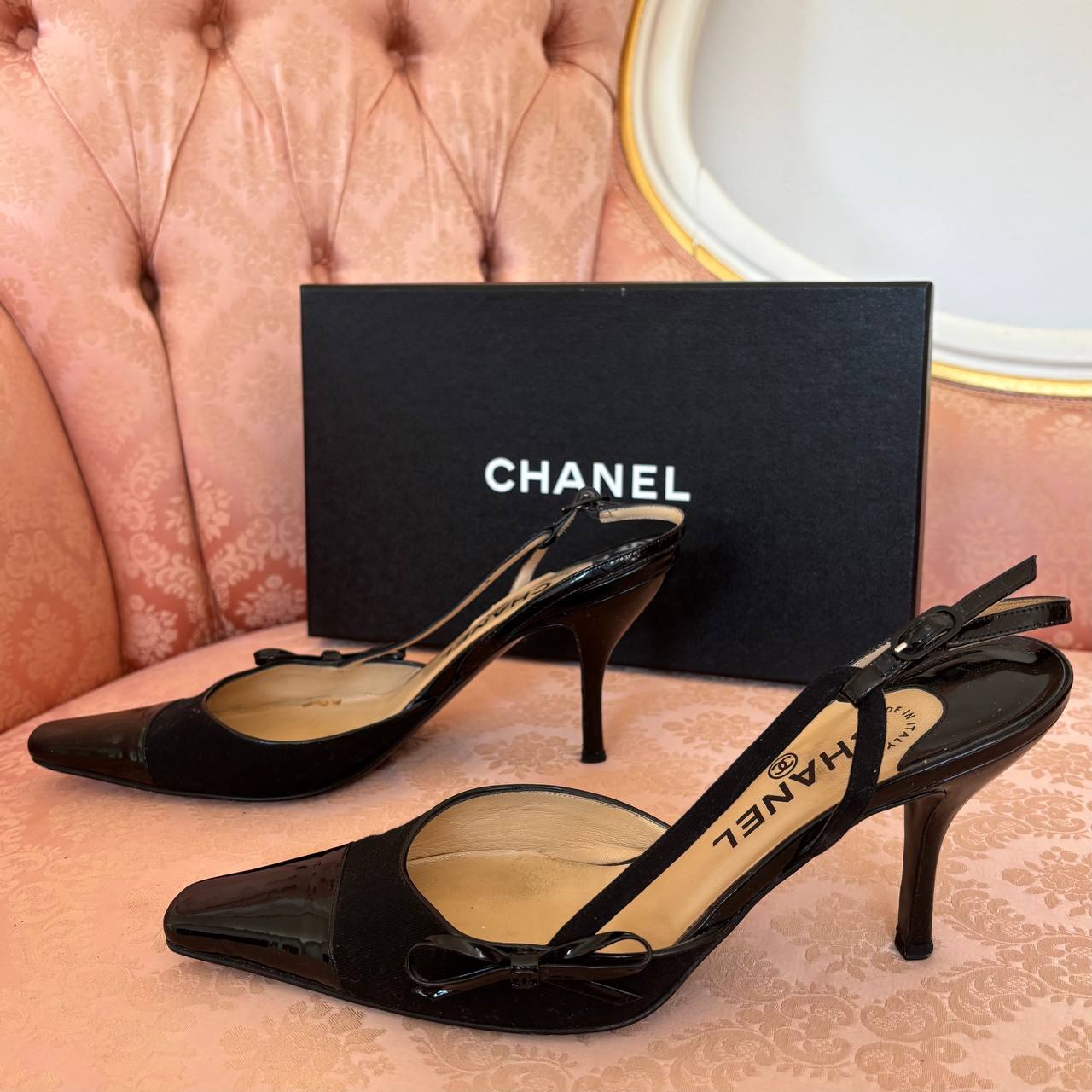 Chanel court shoes heels